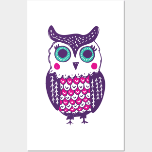 Sweet Owl Posters and Art